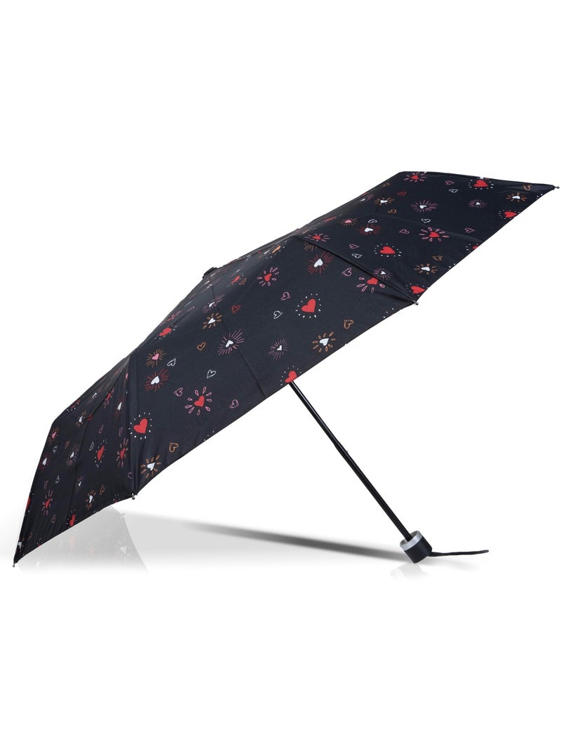 Parapluie solide, déperlant, 23cm plié à ouverture/ fermeture manuelle femme isotoner Rouge - Kiabi