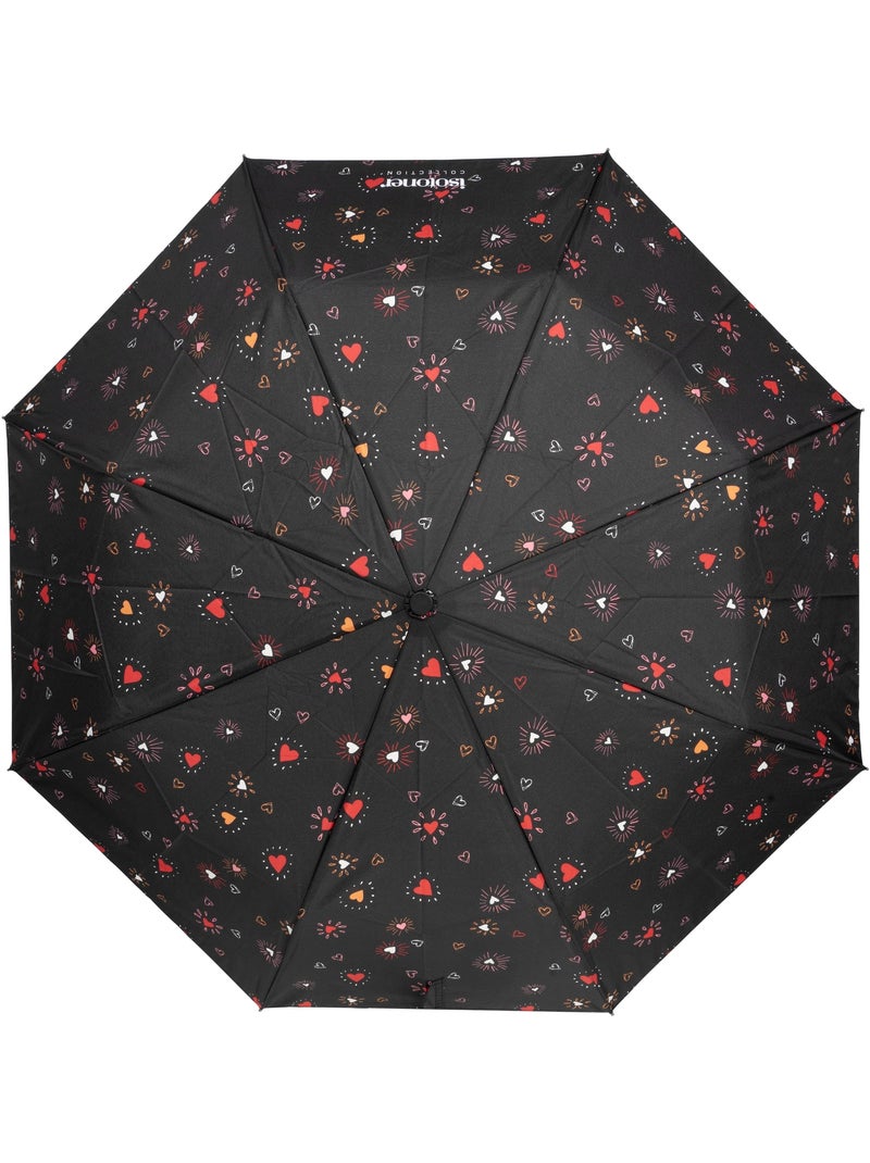 Parapluie solide, déperlant, 23cm plié à ouverture/ fermeture manuelle femme isotoner Rouge - Kiabi