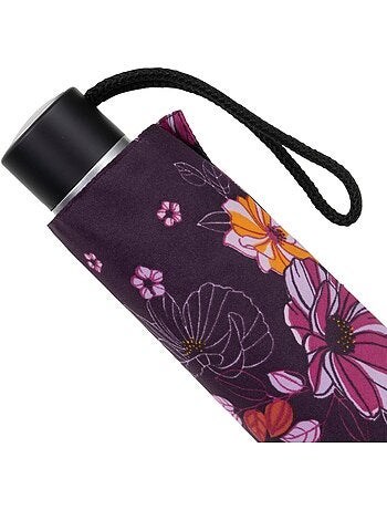 Parapluie solide, déperlant, 23cm plié à ouverture/ fermeture manuelle femme isotoner