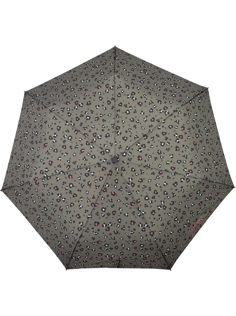 Parapluie solide, déperlant, à ouverture/ fermeture automatique femme isotoner Noir Kaki Blanc - Kiabi
