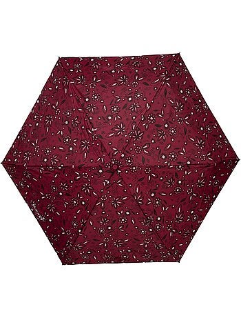 Parapluie solide, déperlant, large couverture 98 cm, mini 21cm et automatique femme isotoner