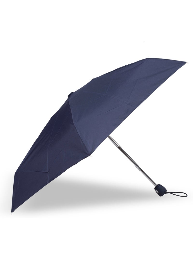 Parapluie solide, déperlant, large couverture 98 cm, mini 21cm et automatique femme isotoner Bleu marine - Kiabi