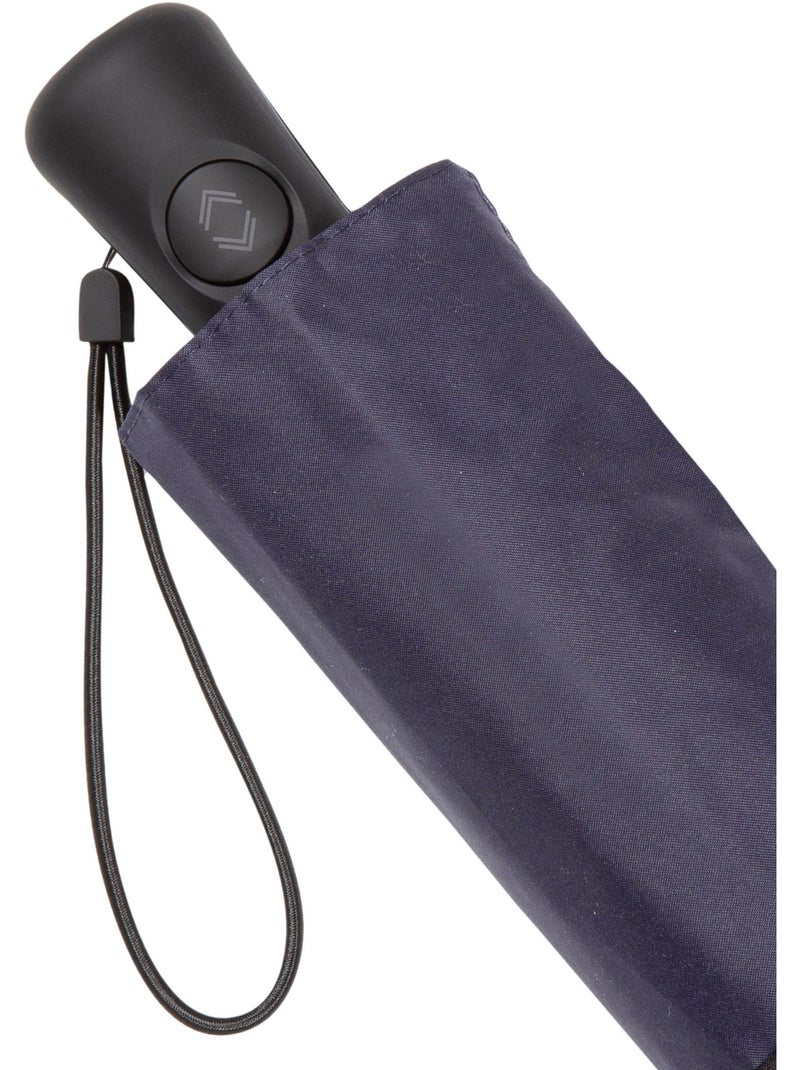 Parapluie solide, déperlant, large couverture 98 cm, mini 21cm et automatique femme isotoner Bleu marine - Kiabi