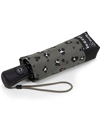 Parapluie solide, déperlant, large couverture 98 cm, mini 21cm et automatique femme isotoner