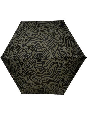 Parapluie solide, déperlant, large couverture 98 cm, mini 21cm et automatique femme isotoner