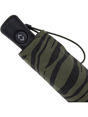 Parapluie solide, déperlant, large couverture 98 cm, mini 21cm et automatique femme isotoner