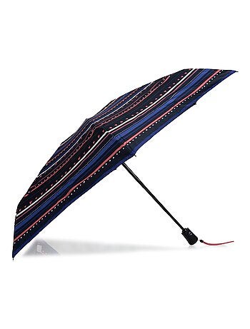 Parapluie solide, déperlant, large couverture 98 cm, mini 21cm et automatique femme isotoner