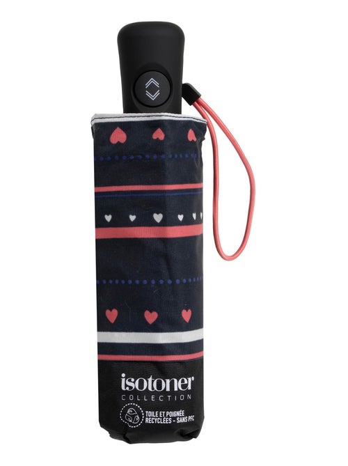 Parapluie solide, déperlant, large couverture 98 cm, mini 21cm et automatique femme isotoner - Kiabi Parapluie solide, déperlant, large couverture 98 cm, mini 21cm et automatique femme isotoner - Kiabi
