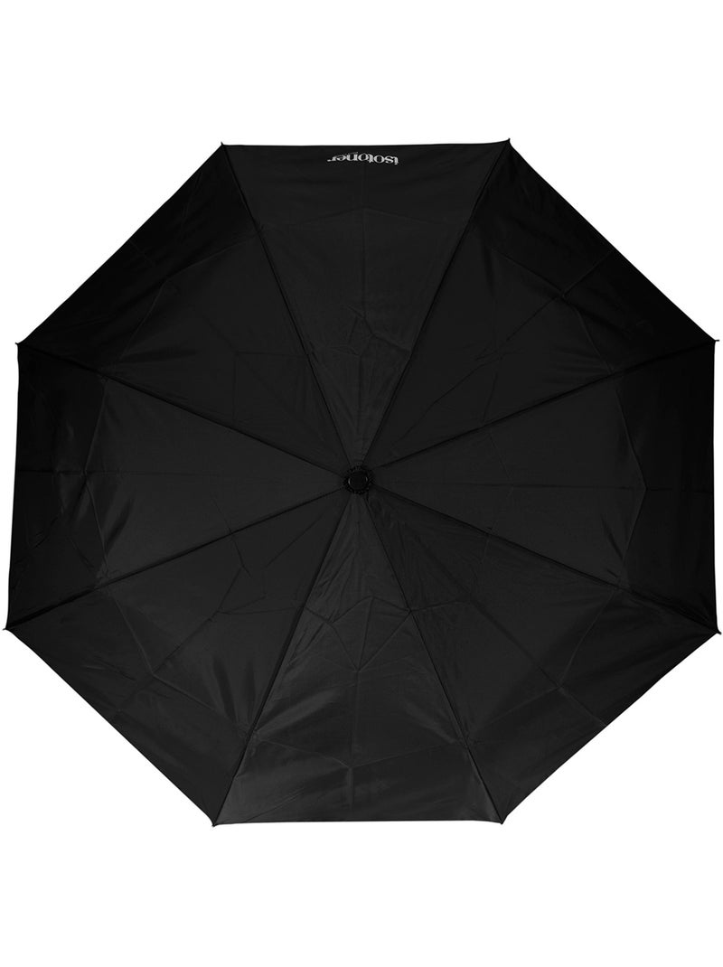 Parapluie solide, déperlant, ouverture/fermeture manuelle femme isotoner Noir - Kiabi