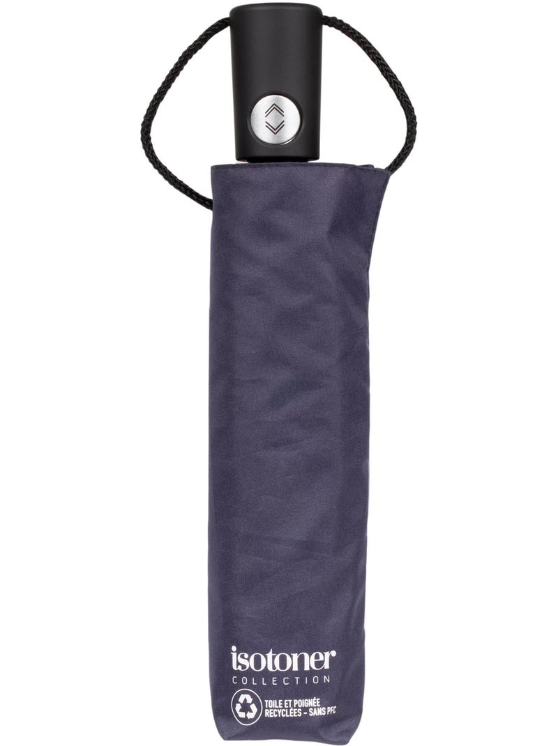 Parapluie solide, ultra déperlant, à ouverture/ fermeture automatique femme isotoner Bleu marine - Kiabi