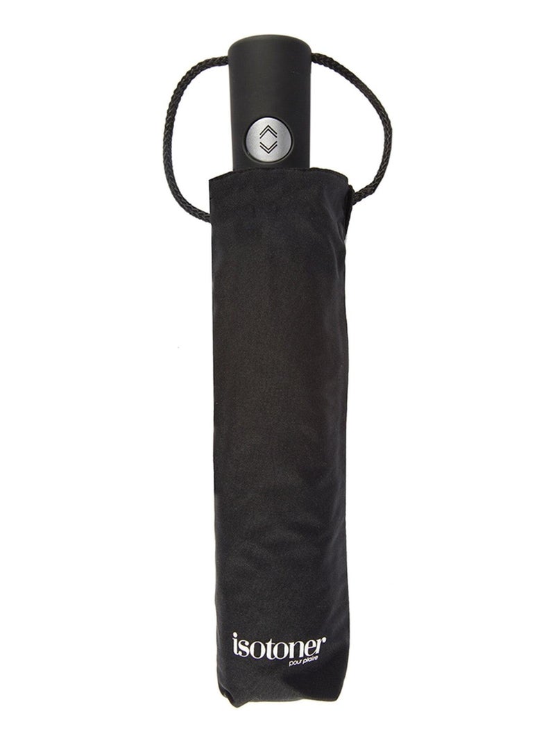 Parapluie solide, ultra déperlant, à ouverture/ fermeture automatique femme Isotoner Noir - Kiabi