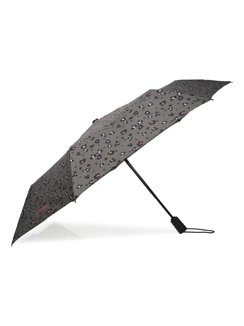 Parapluie solide, ultra déperlant, à ouverture/ fermeture automatique femme Isotoner Noir Kaki Blanc - Kiabi