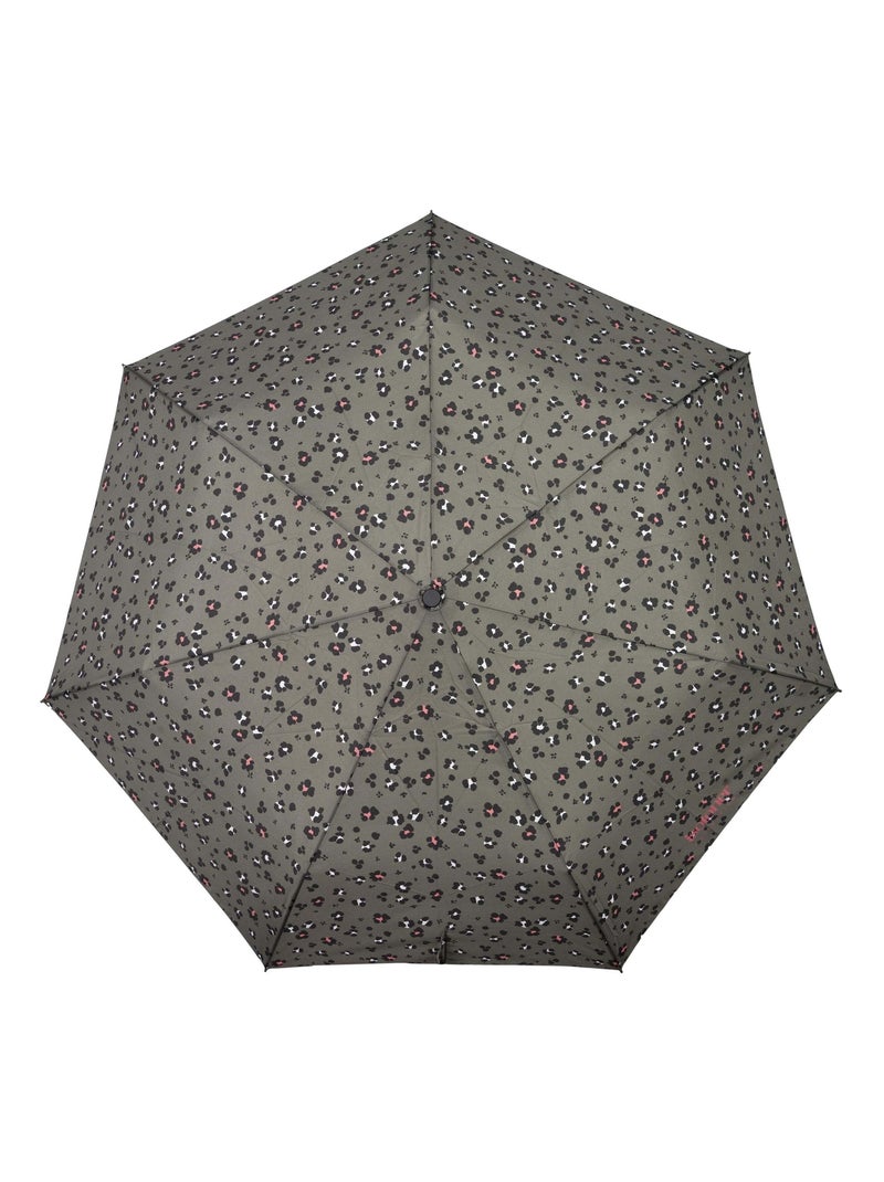 Parapluie solide, ultra déperlant, à ouverture/ fermeture automatique femme Isotoner Noir Kaki Blanc - Kiabi