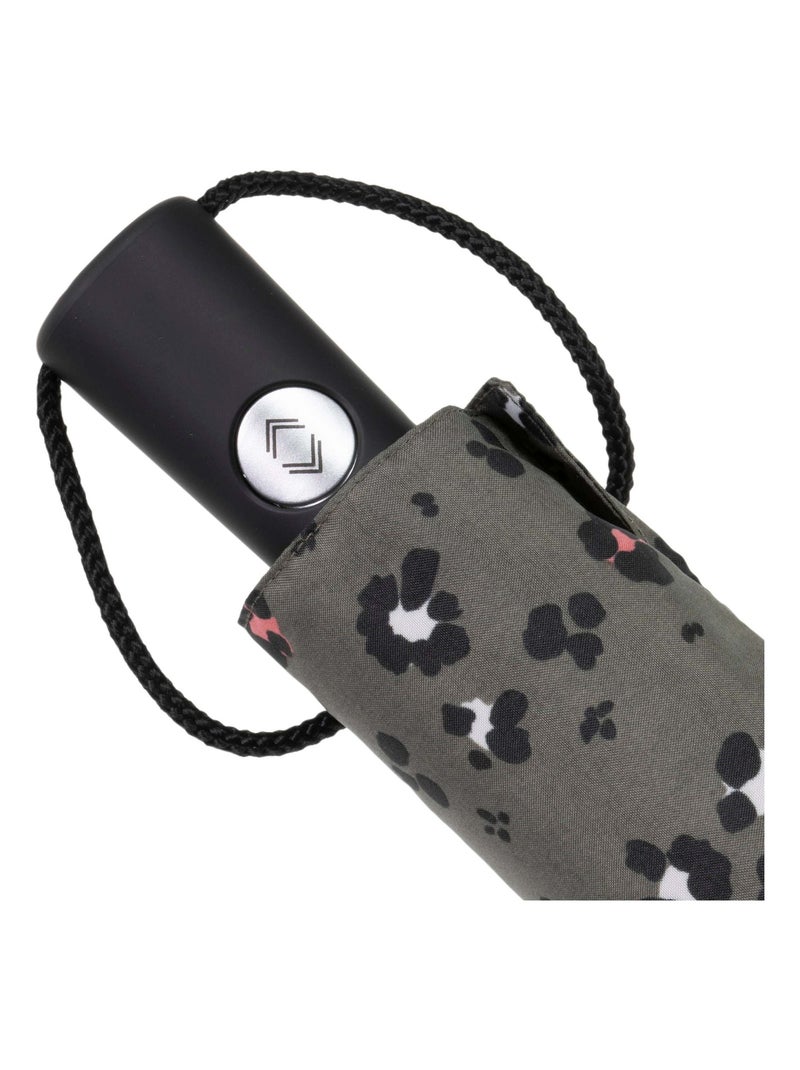 Parapluie solide, ultra déperlant, à ouverture/ fermeture automatique femme Isotoner Noir Kaki Blanc - Kiabi