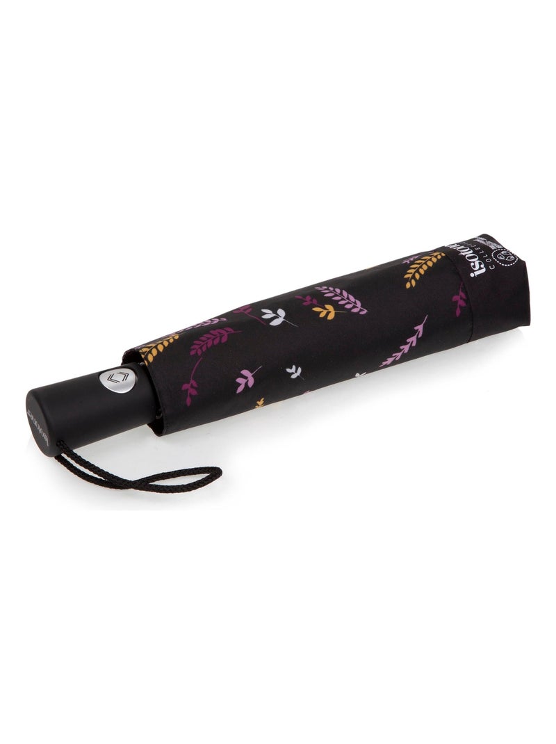 Parapluie solide, ultra déperlant, à ouverture/ fermeture automatique femme Isotoner Noir Violet clair Blanc - Kiabi