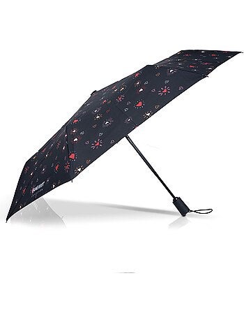 Parapluie solide, ultra déperlant, à ouverture/ fermeture automatique femme Isotoner