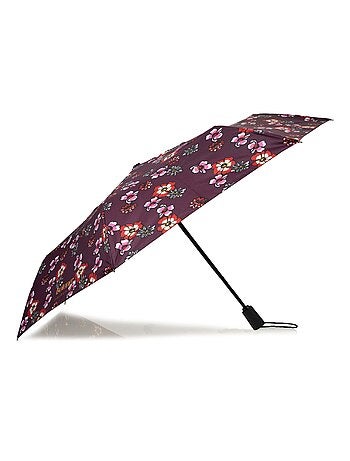 Parapluie solide, ultra déperlant, à ouverture/ fermeture automatique femme Isotoner
