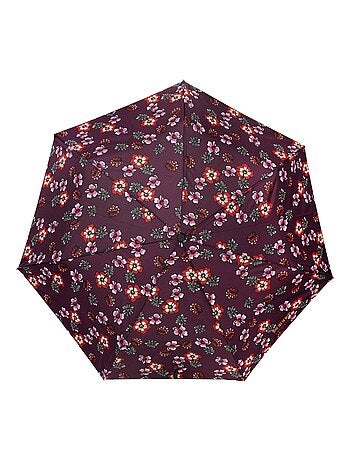Parapluie solide, ultra déperlant, à ouverture/ fermeture automatique femme Isotoner