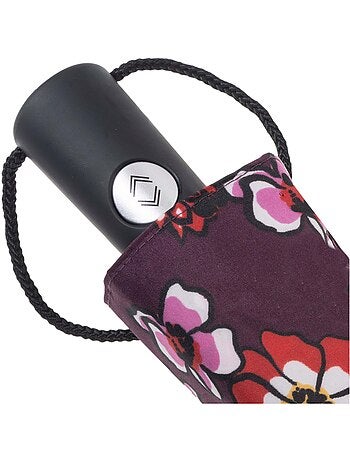 Parapluie solide, ultra déperlant, à ouverture/ fermeture automatique femme Isotoner