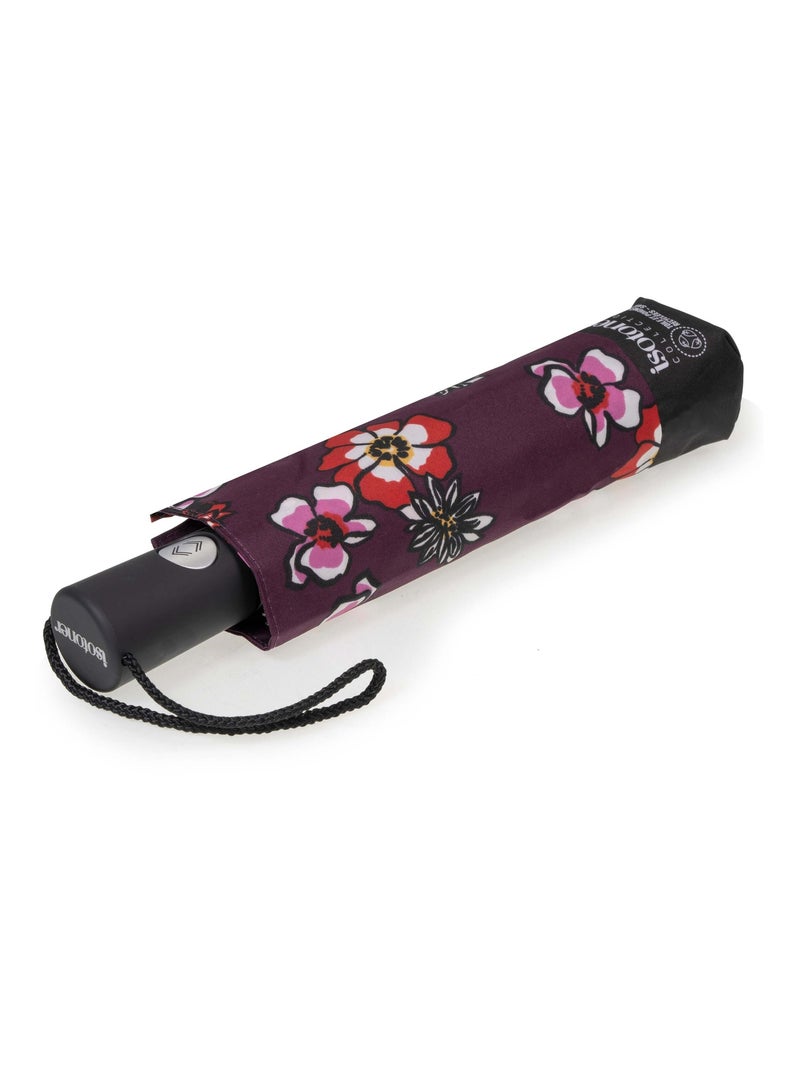 Parapluie solide, ultra déperlant, à ouverture/ fermeture automatique femme Isotoner Violet aubergine - Kiabi