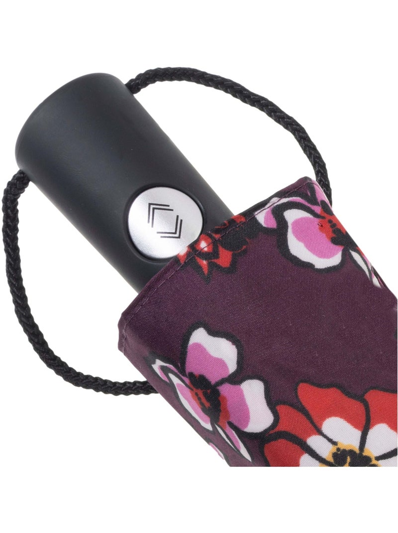Parapluie solide, ultra déperlant, à ouverture/ fermeture automatique femme isotoner Violet aubergine - Kiabi