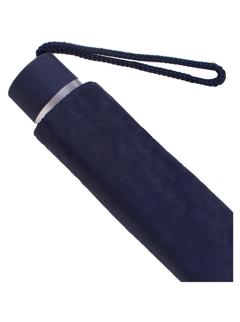 Parapluie solide, ultra déperlant, à ouverture/ fermeture manuelle femme Isotoner Bleu marine - Kiabi
