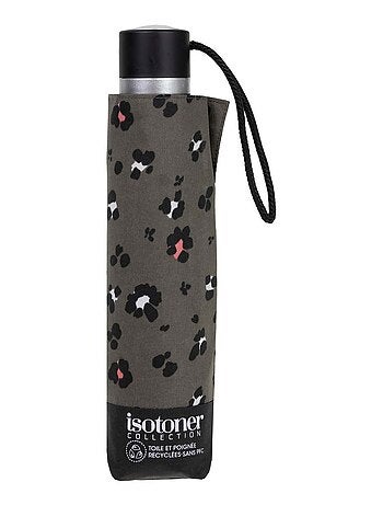 Parapluie solide, ultra déperlant, à ouverture/ fermeture manuelle femme Isotoner