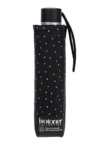 Parapluie solide, ultra déperlant, à ouverture/ fermeture manuelle femme Isotoner
