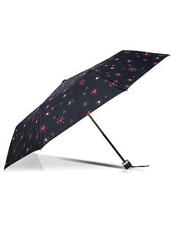 Parapluie solide, ultra déperlant, à ouverture/ fermeture manuelle femme Isotoner