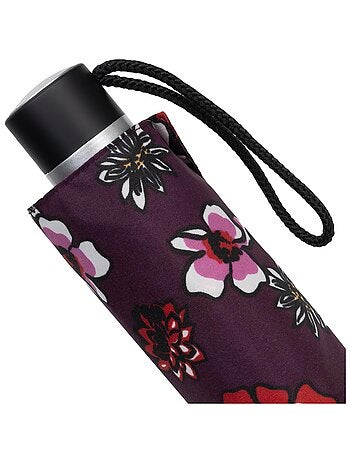 Parapluie solide, ultra déperlant, à ouverture/ fermeture manuelle femme Isotoner