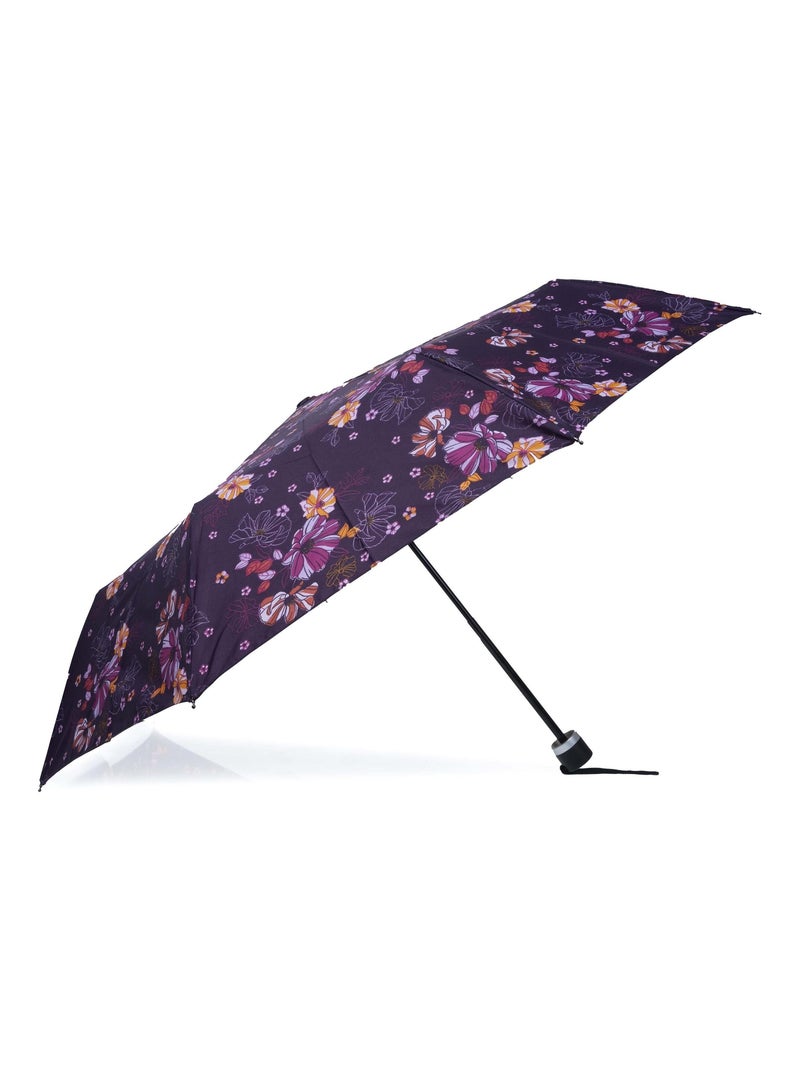 Parapluie solide, ultra déperlant, à ouverture/ fermeture manuelle femme Isotoner Violet figue - Kiabi