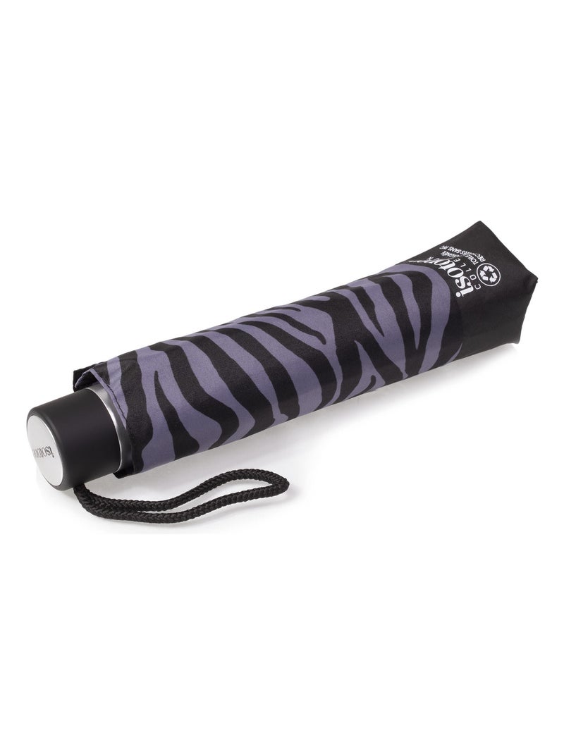 Parapluie solide, ultra déperlant, à ouverture/ fermeture manuelle Noir Violet - Kiabi