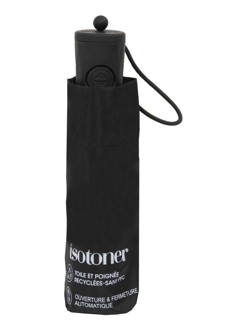 Parapluie solide, ultra déperlant, ouverture automatique mixte adulte Isotoner Noir - Kiabi