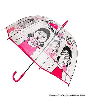Parapluie Transparent 1, 2, 3, Soleil - Squid Game