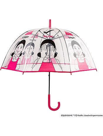 Parapluie Transparent 1, 2, 3, Soleil - Squid Game