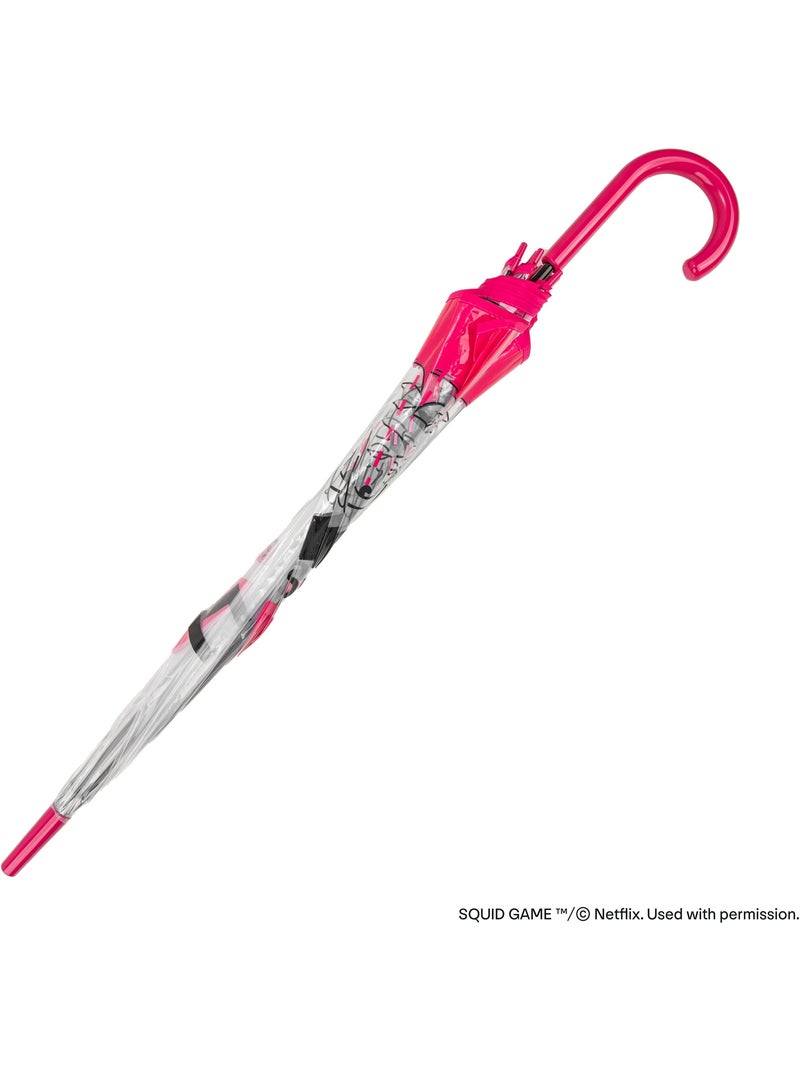 Parapluie Transparent 1, 2, 3, Soleil - Squid Game Rose - Kiabi