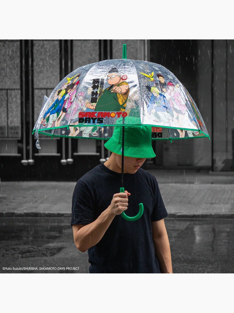 Parapluie Transparent Acolytes de Sakamoto - Sakamoto Days Vert - Kiabi