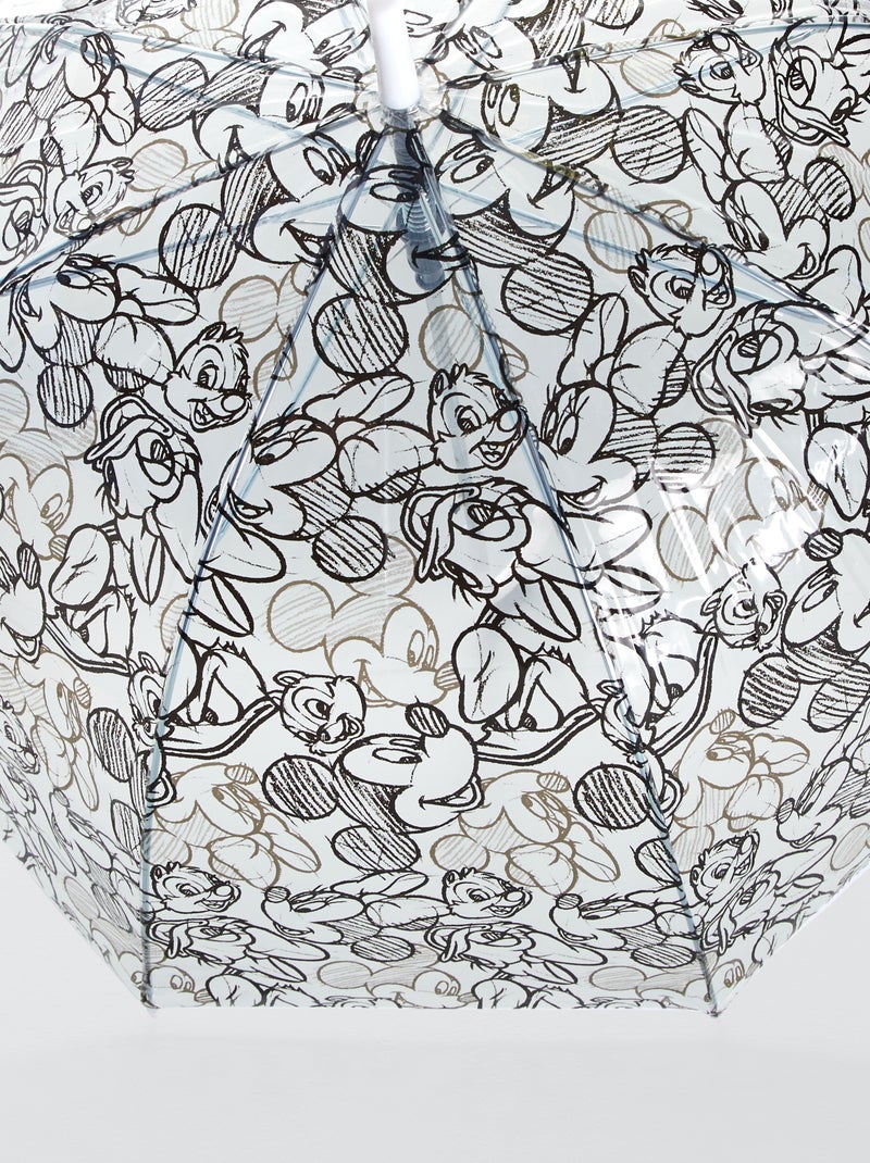 Parapluie transparent 'Disney' Blanc/Noir - Kiabi