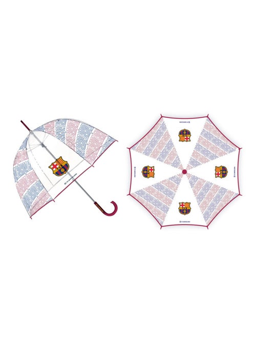 Parapluie Transparent FC Barcelone 67X69 cm - Kiabi Parapluie Transparent FC Barcelone 67X69 cm - Kiabi