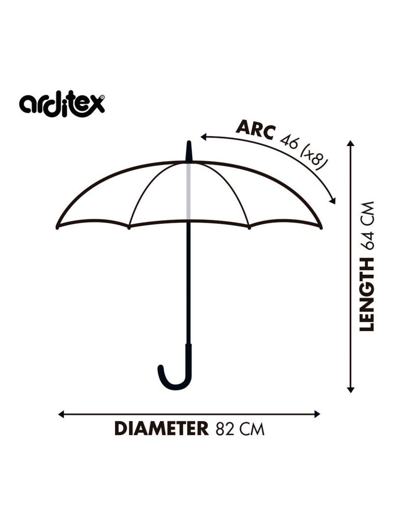 Parapluie Transparent FC Barcelone 82X64 cm Blanc Violet Gris - Kiabi