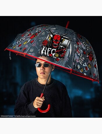 Parapluie Transparent Hellfire Club - Stranger Things