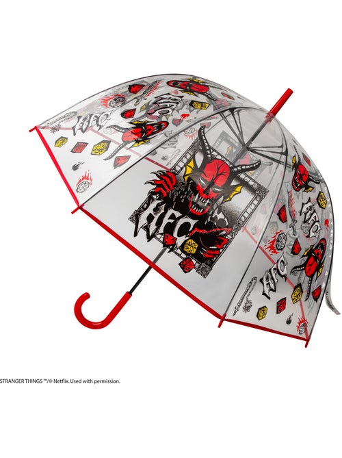 Parapluie Transparent Hellfire Club - Stranger Things - Kiabi Parapluie Transparent Hellfire Club - Stranger Things - Kiabi