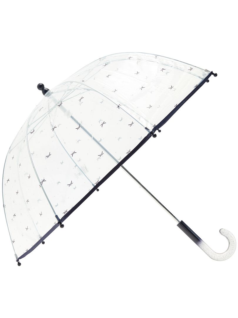 Parapluie transparent imprimé fantaisie marine - Kiabi