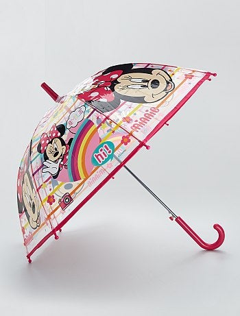 Parapluie transparent imprimé Minnie'