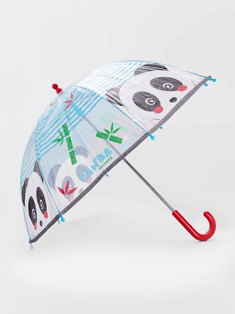 Parapluie transparent imprimé 'panda' transparent - Kiabi