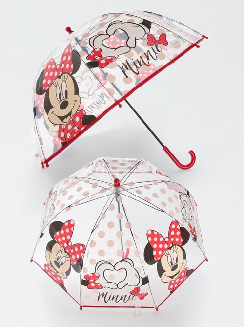 Parapluie transparent 'Minnie' - Kiabi