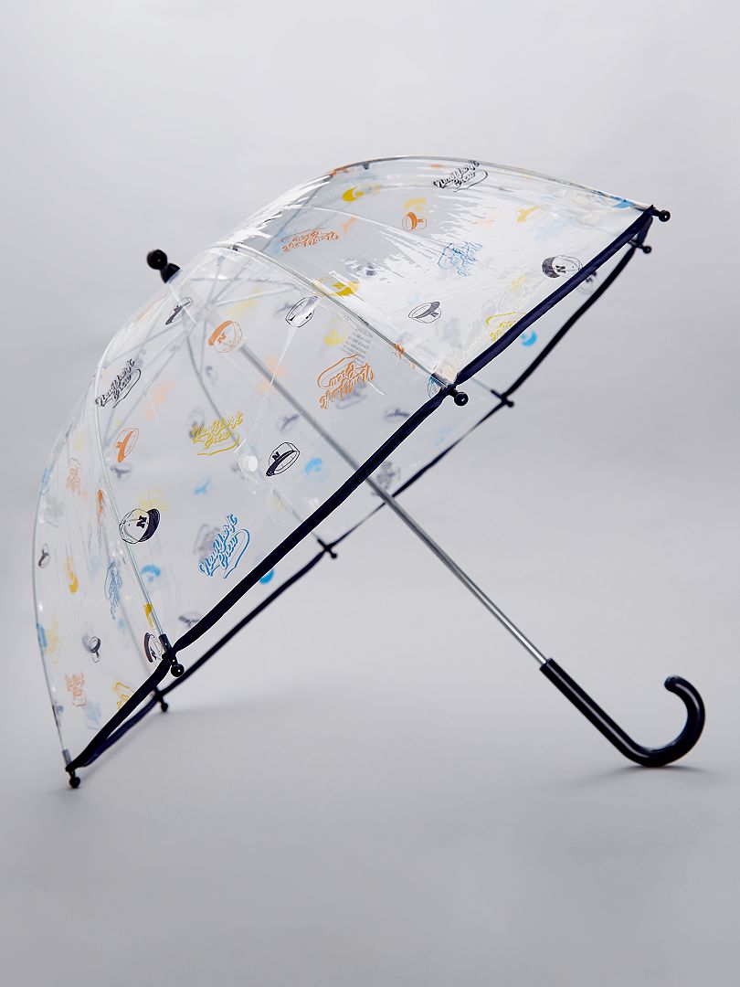 Parapluie transparent 'New York' marine - Kiabi