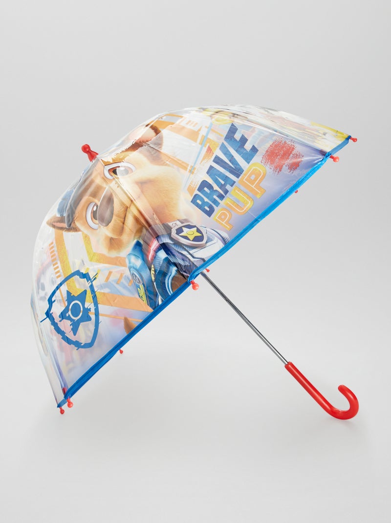 Parapluie transparent 'Pat Patrouille' bleu - Kiabi