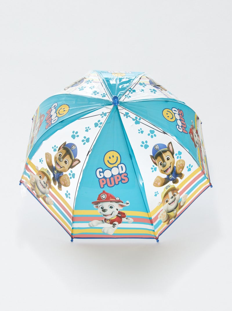Parapluie transparent 'Pat patrouille' Bleu - Kiabi