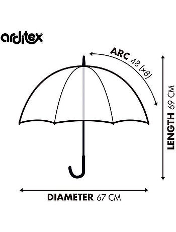 Parapluie transparent Real Madrid CF